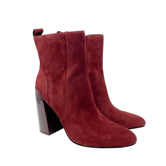 NEW Vince Camuto Enverna Ankle Boot Burgundy Size 6.5 - Picture 2 of 12